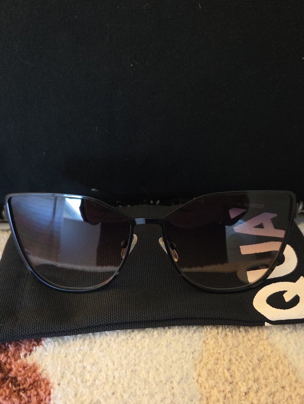 Quay In Pursuit Cat Eye Sunglasses